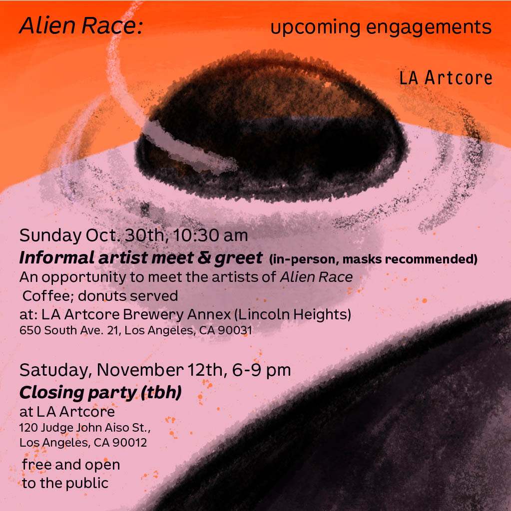 Flyer image for the events containing the same text as below